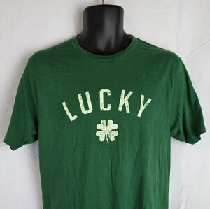 Way To Celebrate! St Patrick's Day Graphic Tee Green Irish Ireland Sz M BE-2823
